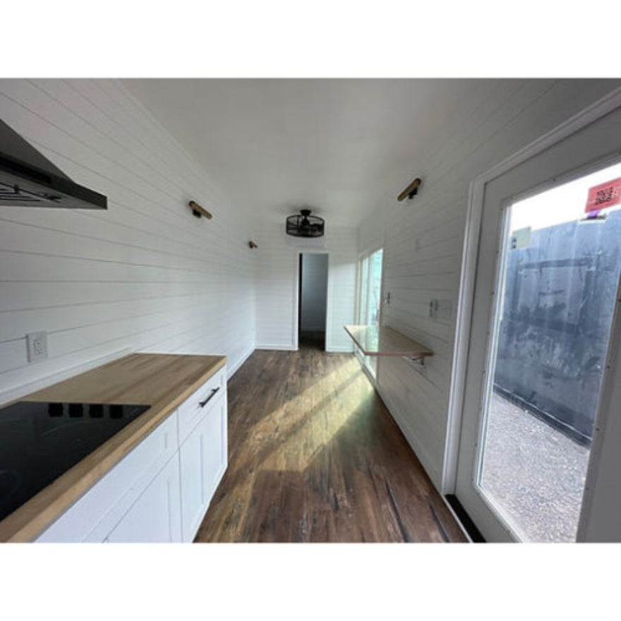 Casa contenedor de 40 pies modelo Joshua – módulo habitable prefabricado con distribución interior
