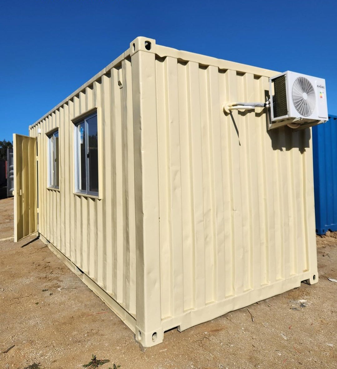Contenedor oficina modular prefabricado – módulo de trabajo para obra, industria y uso profesional
