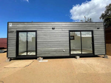 Módulo prefabricado Edison 24 m² – espacio habitable con dormitorio, baño y mayor amplitud interior