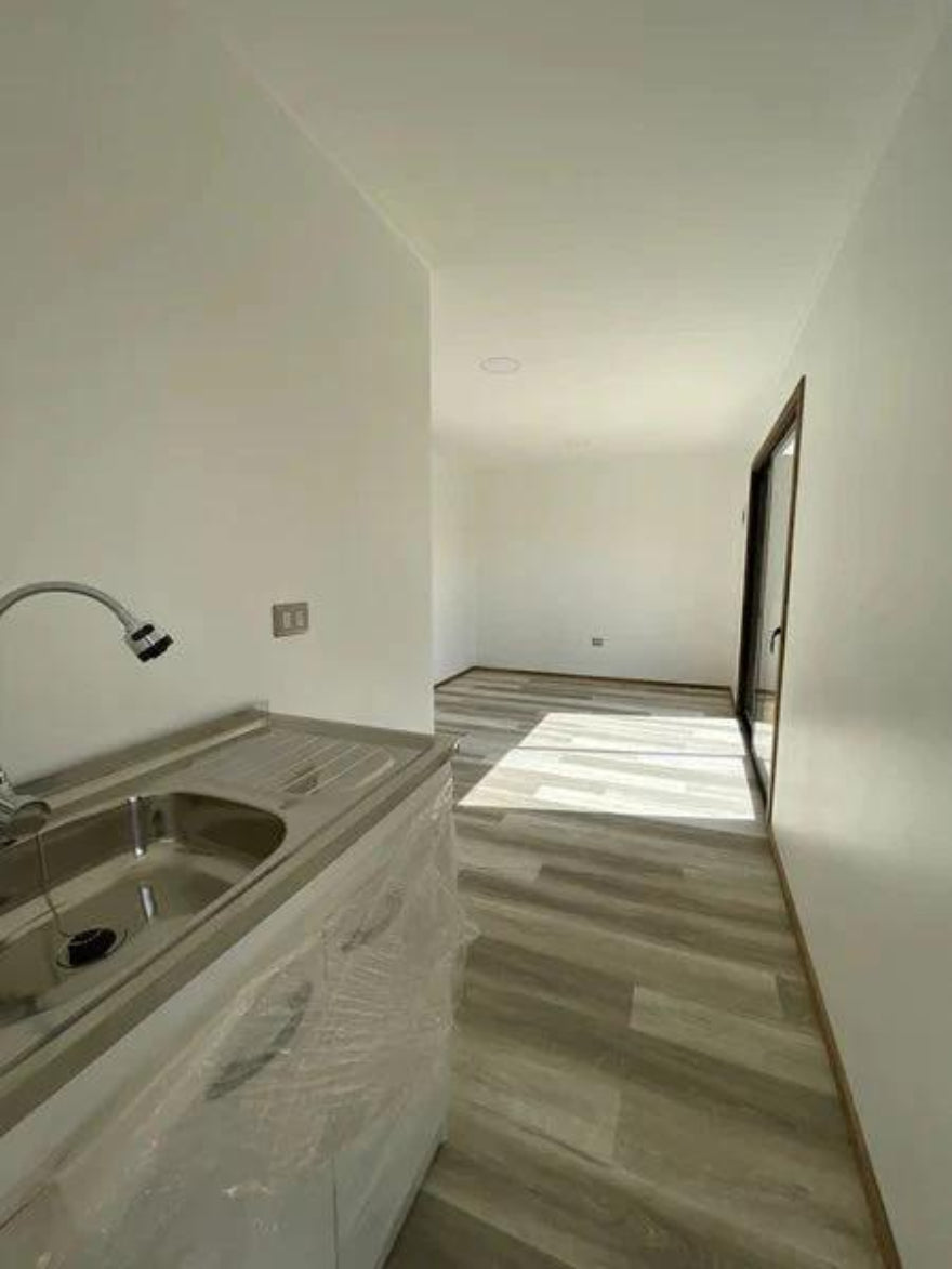 Módulo prefabricado Edison 24 m² – espacio habitable con dormitorio, baño y mayor amplitud interior