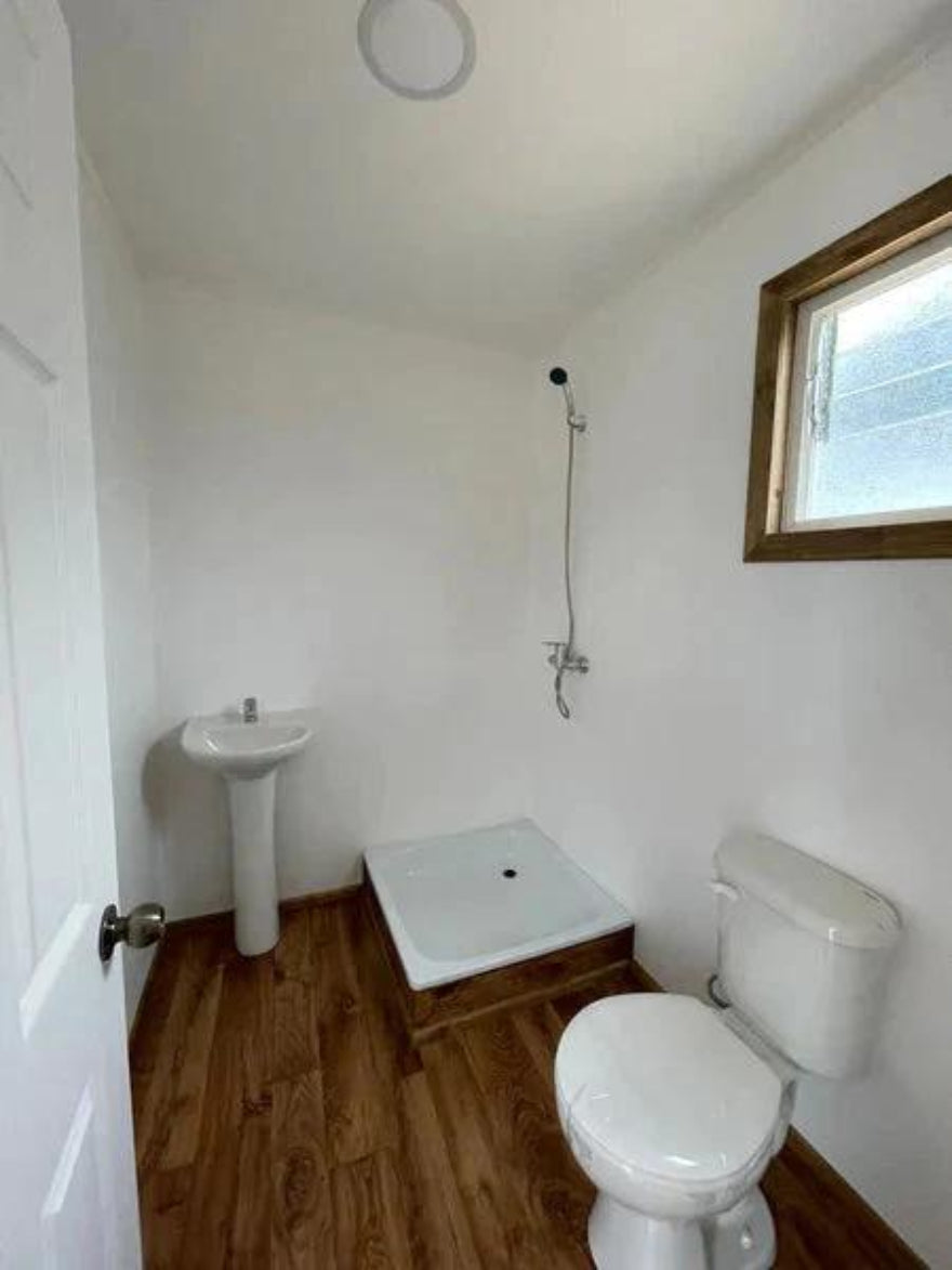 Módulo prefabricado Fernández 18 m² – espacio habitable compacto con dormitorio, baño y zona de estar